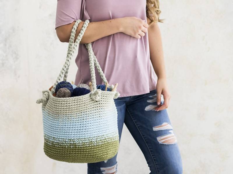 crochet bucket bag