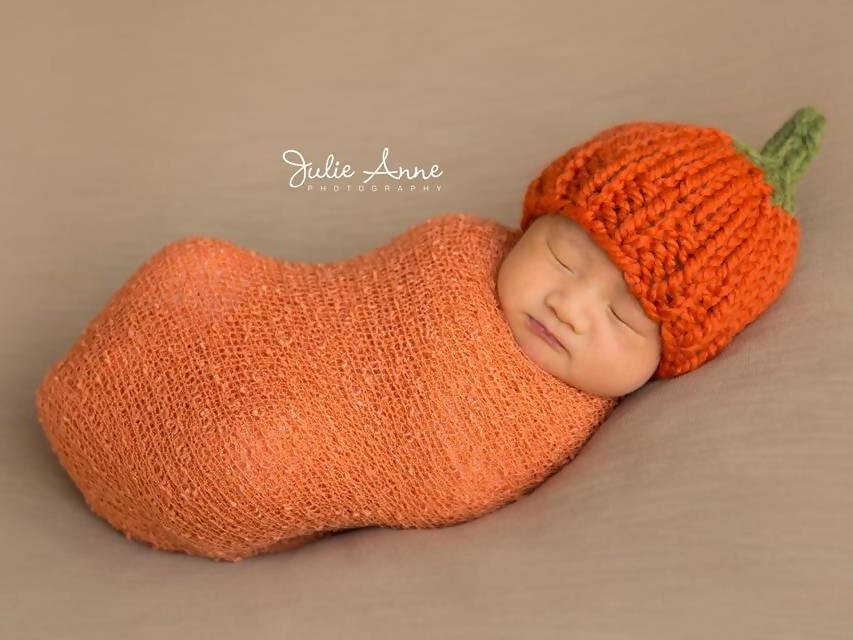 infant pumpkin hat