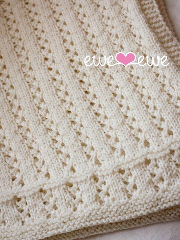 Sweet Pea Baby Blanket Pdf Knitting Pattern