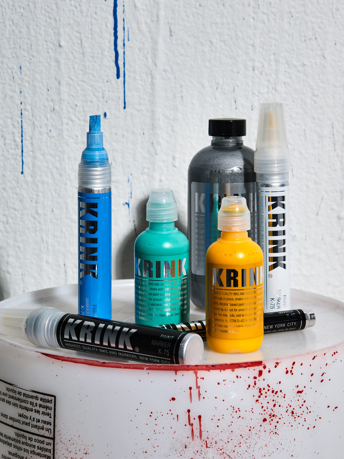 Krink krink k-4212 piece paint marker set- vibrant and opaquefine