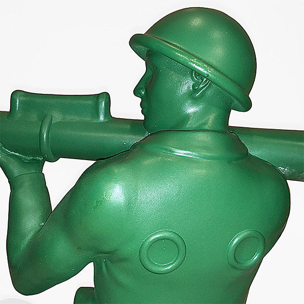 giant green army man