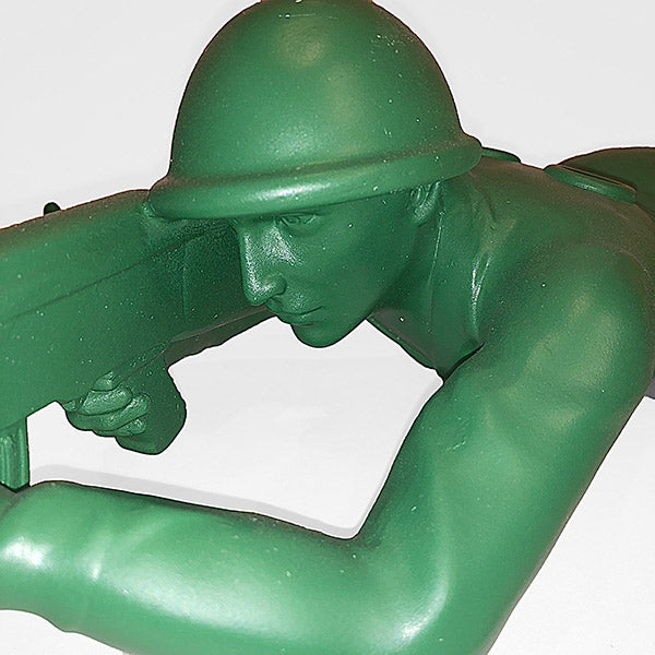 giant green army man