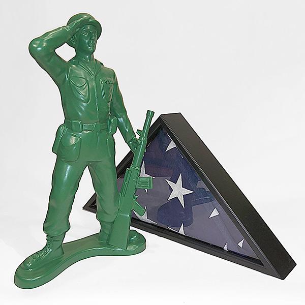 giant green army man