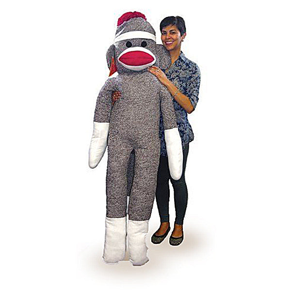 sock monkey stuffed animal