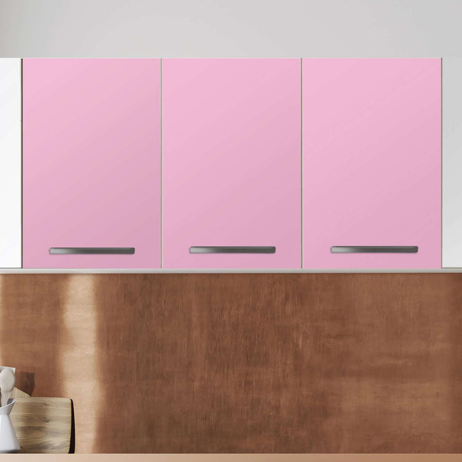 Klebefolie für die Küche Pink Light - Wandschrank 120x60 cm - Zoom