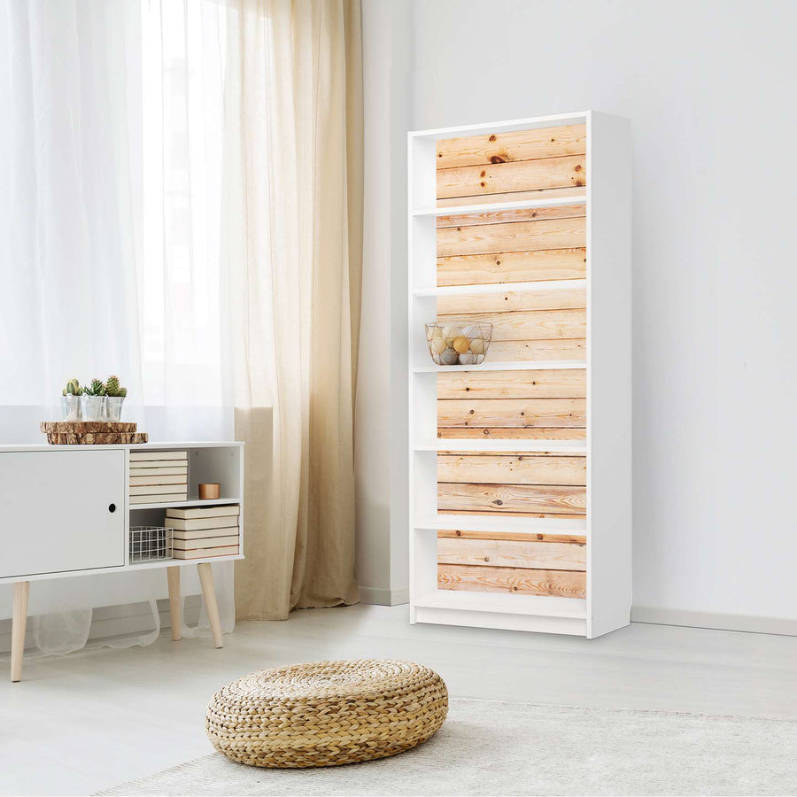 Klebefolie Fur Das Ikea Billy Regal 6 Facher Bright Planks Creatisto