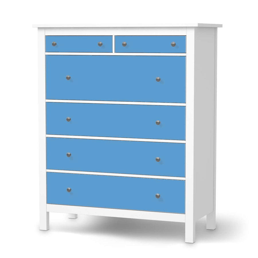 Klebefolie Ikea Hemnes Kommode 6 Schubladen Blau Light Creatisto