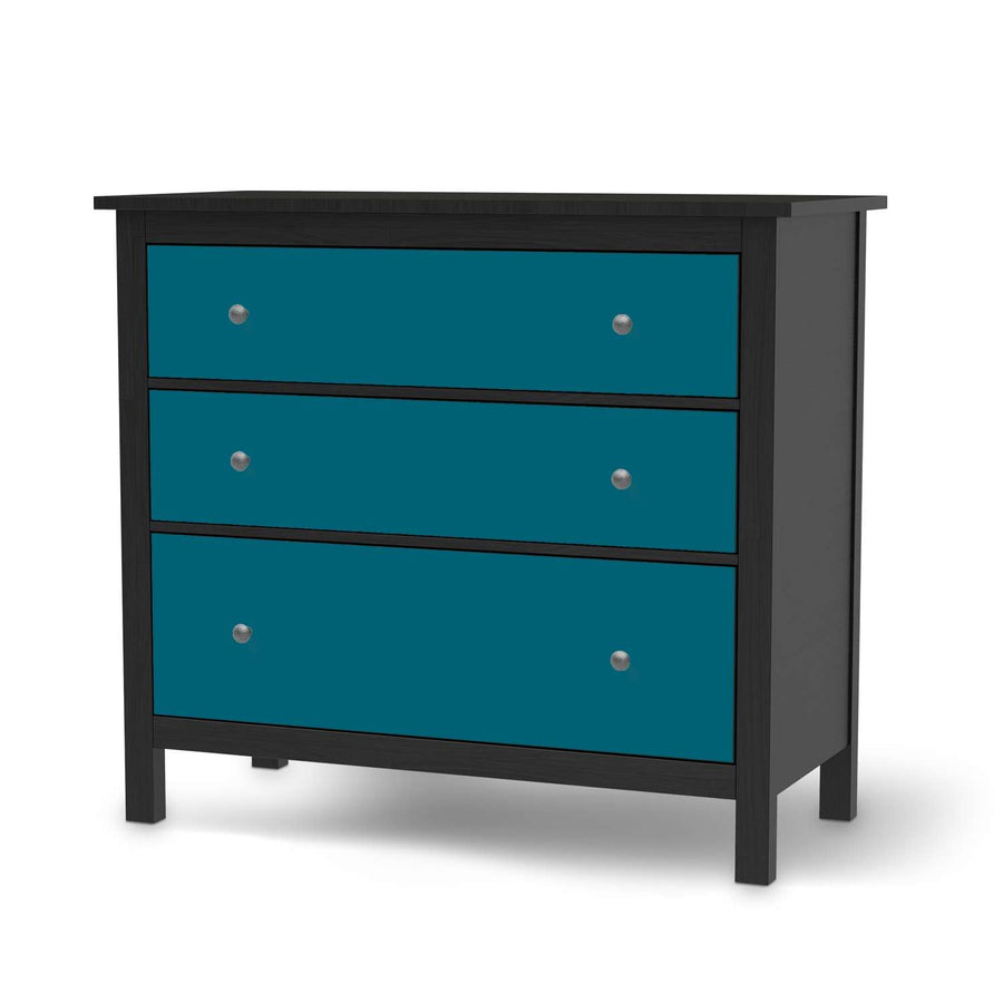 Mobelfolie Ikea Hemnes Kommode 3 Schubladen Turkisgrun Dark