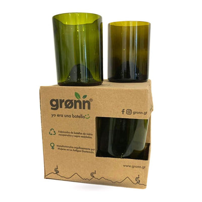 12 Oz Wine Bottle Glasses Upcycled Tumblers Eco Drinking Cups