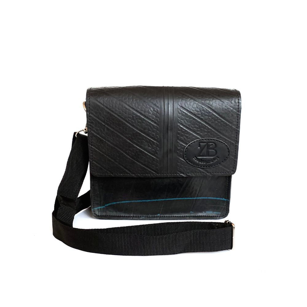 Men's Tote With Expandable Design, Recycled Tire Tube Bag