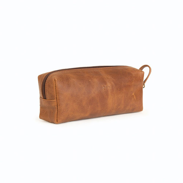 The 7321 Leather Pencil Case - Brown