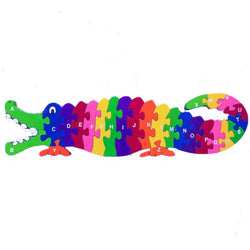 crocodile alphabet puzzle