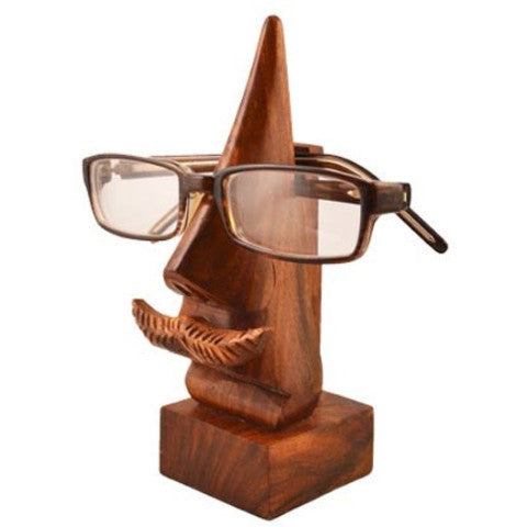 Wooden Owl Glasses Holder, Budhaelephant Shape Eyeglass, Eye Glass