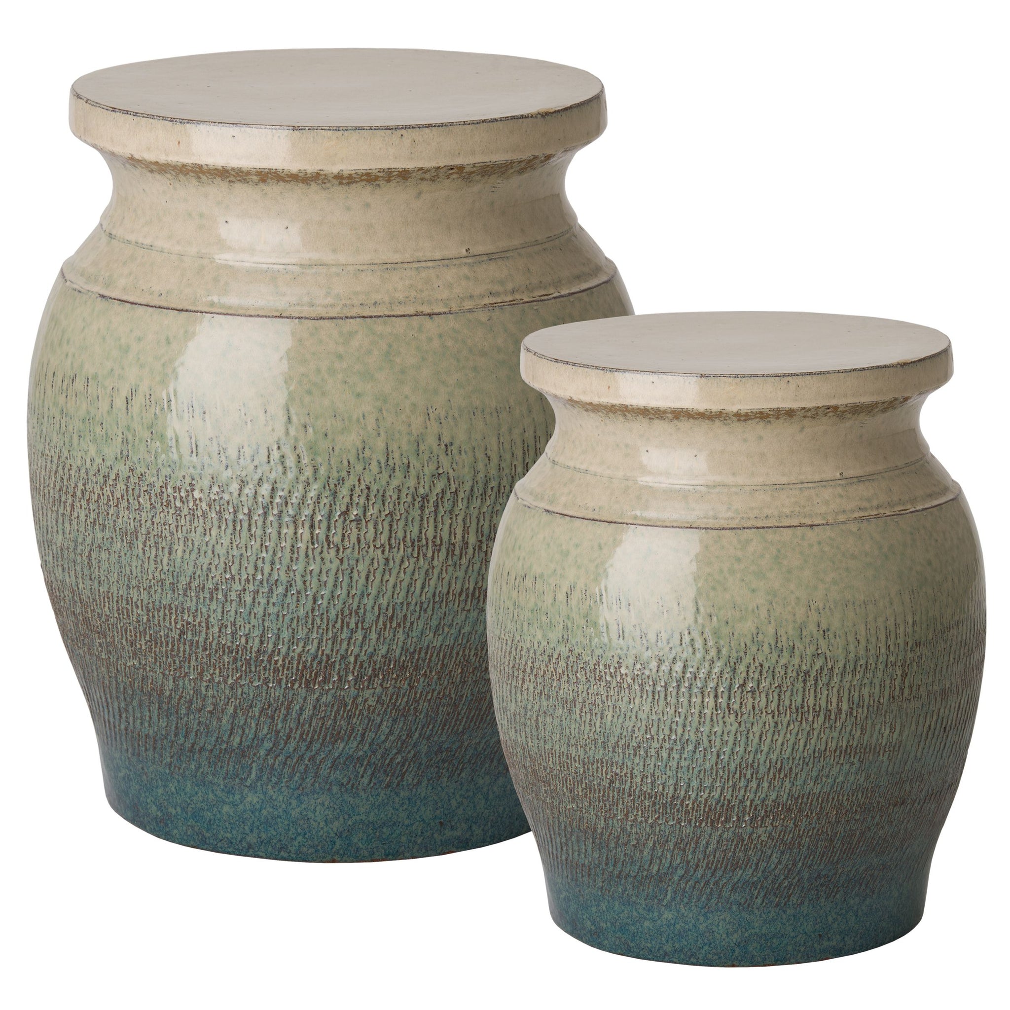 large ceramic garden stools