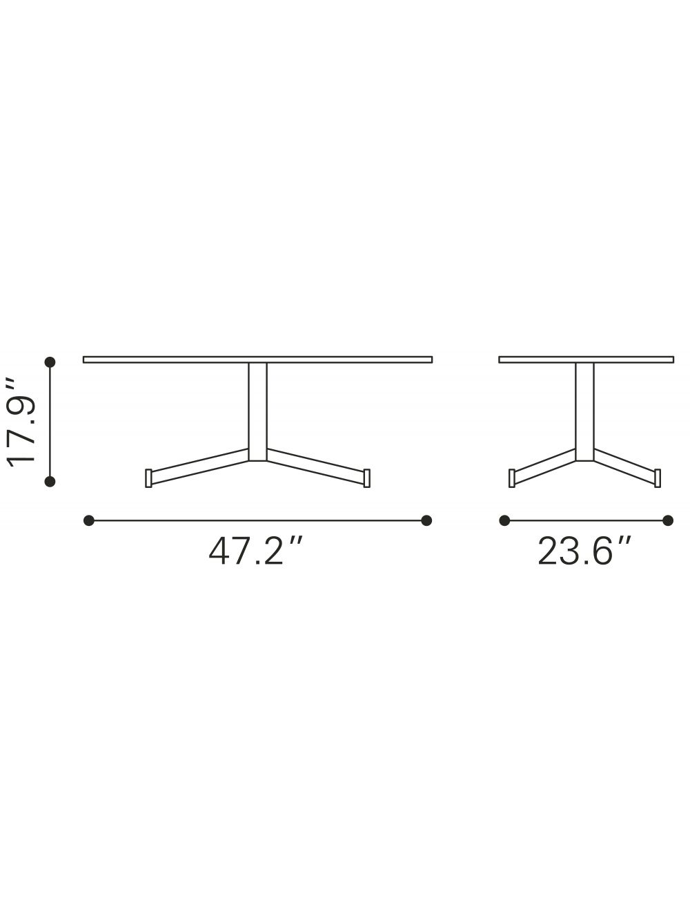 Mazzy Coffee Table Brown