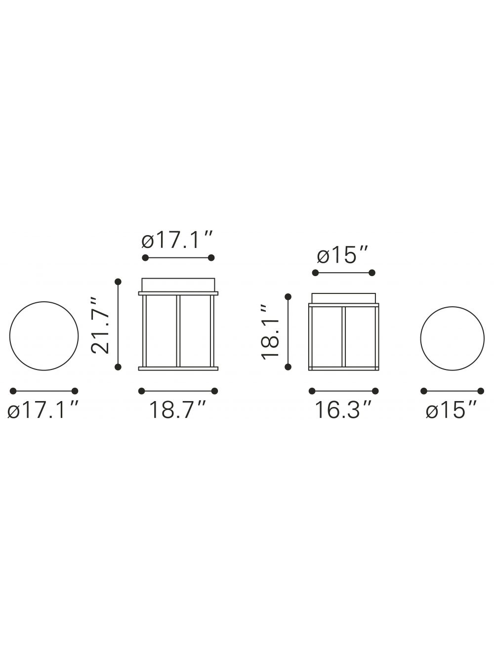 Tank Nesting Tables