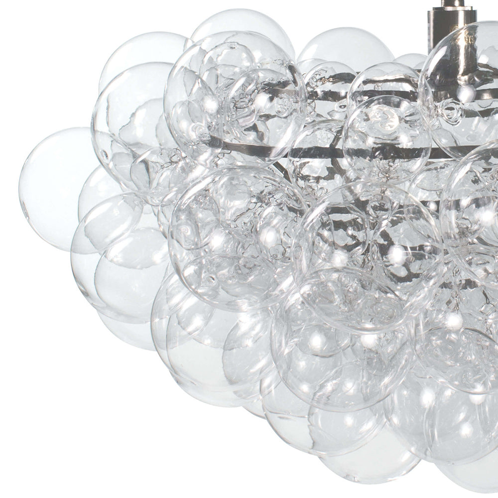 hanging glass bubble chandelier