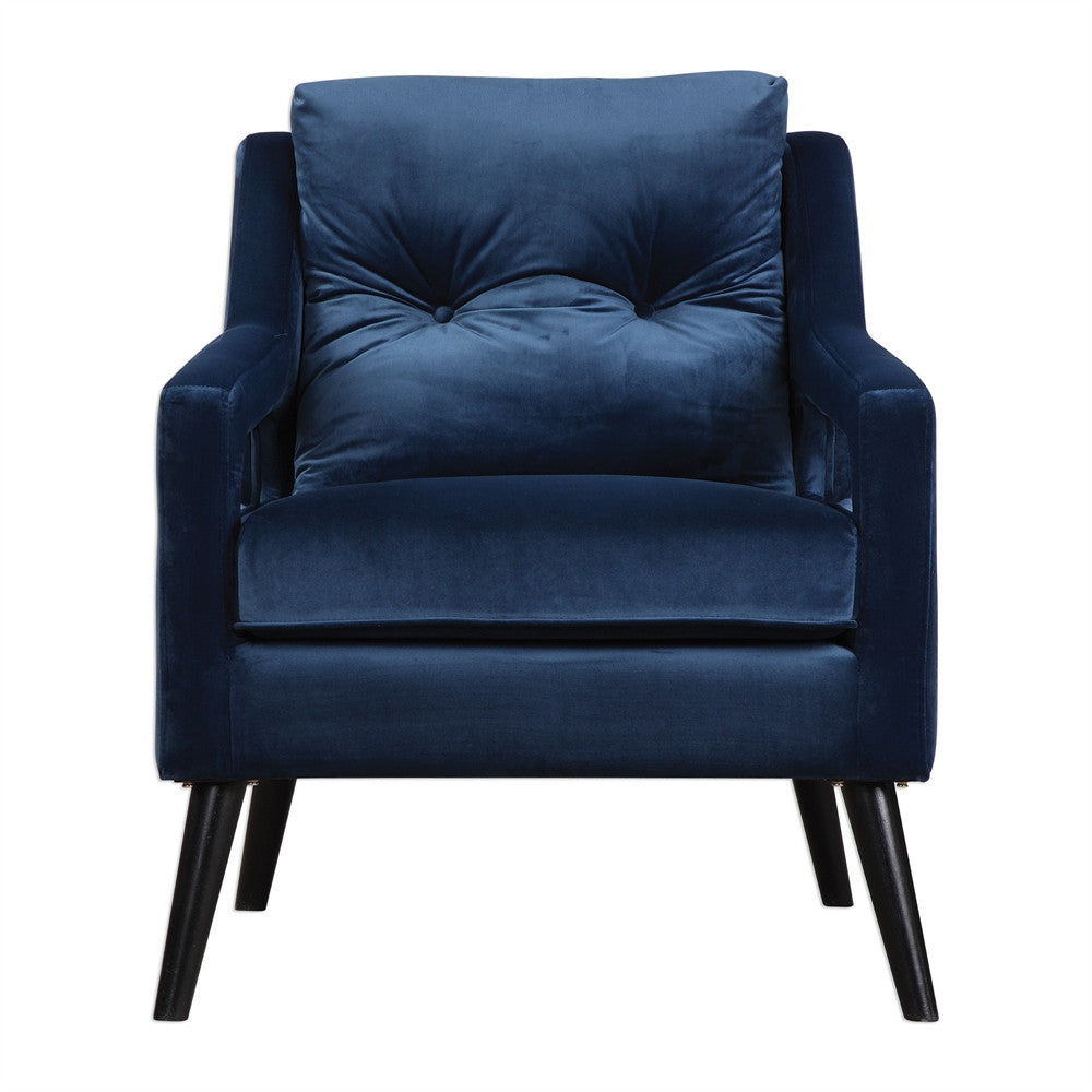 club chair navy