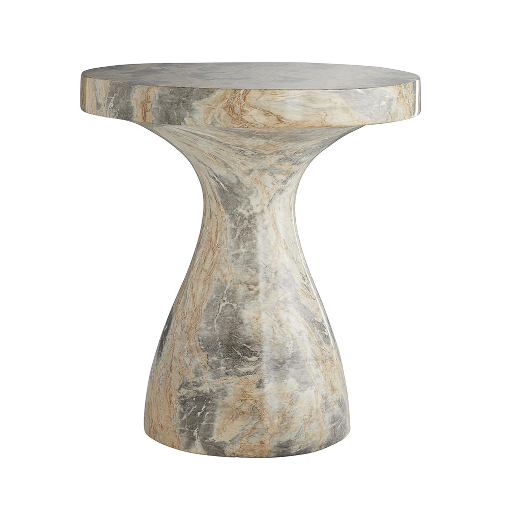 Arteriors Serafina Faux Marble Accent Table Large Scenario Home