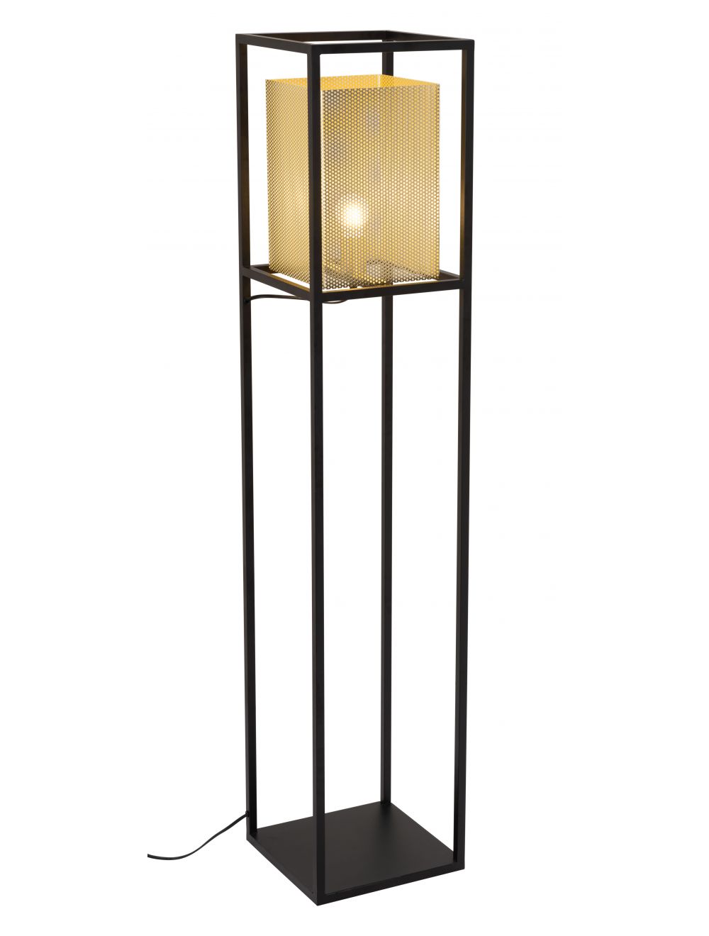 Yves Floor Lamp Gold & Black