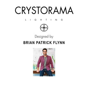 Brian Patrick Flynn for Crystorama Alston 2 Light Matte Black & White Sconce