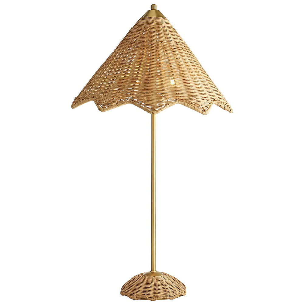 rattan table lamp shade