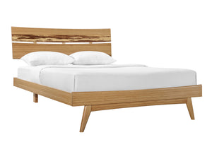 Azara California King Platform Bed, Caramelized