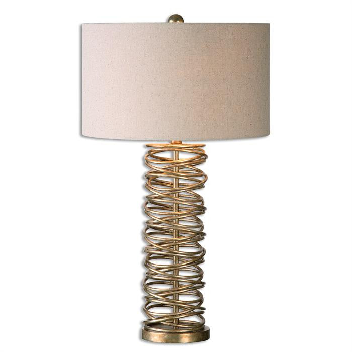 champagne gold table lamp