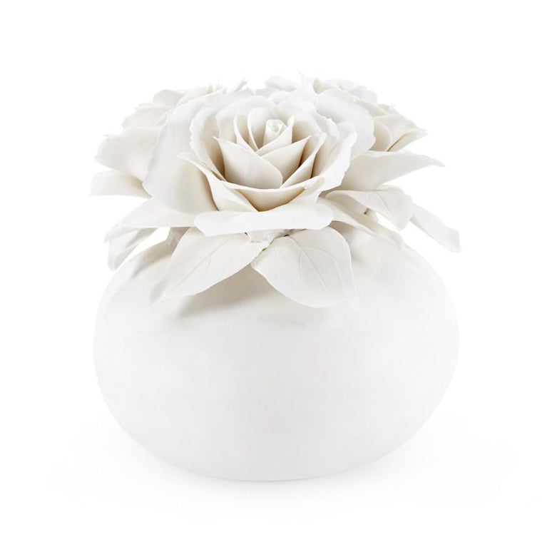 Blanc de Chine Porcelain Bouquet | Rose Collection | Villa & House ...