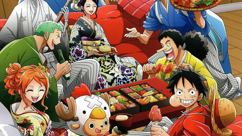  おせち料理 (おせちりょうり) - food served during the New Year`s holidays <br> From One Piece