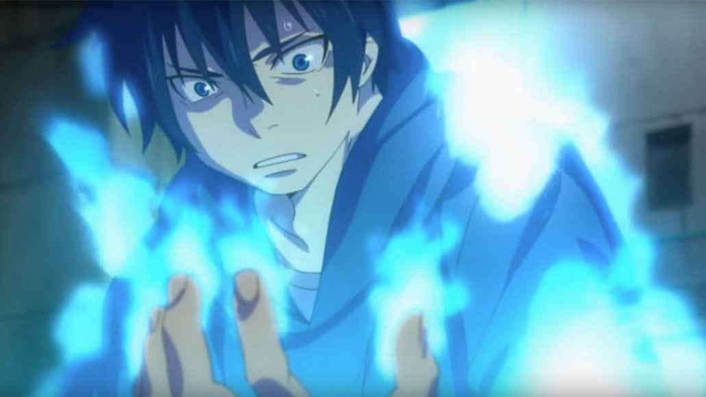 青い (aoi) - blue <br> From Blue Exorcist