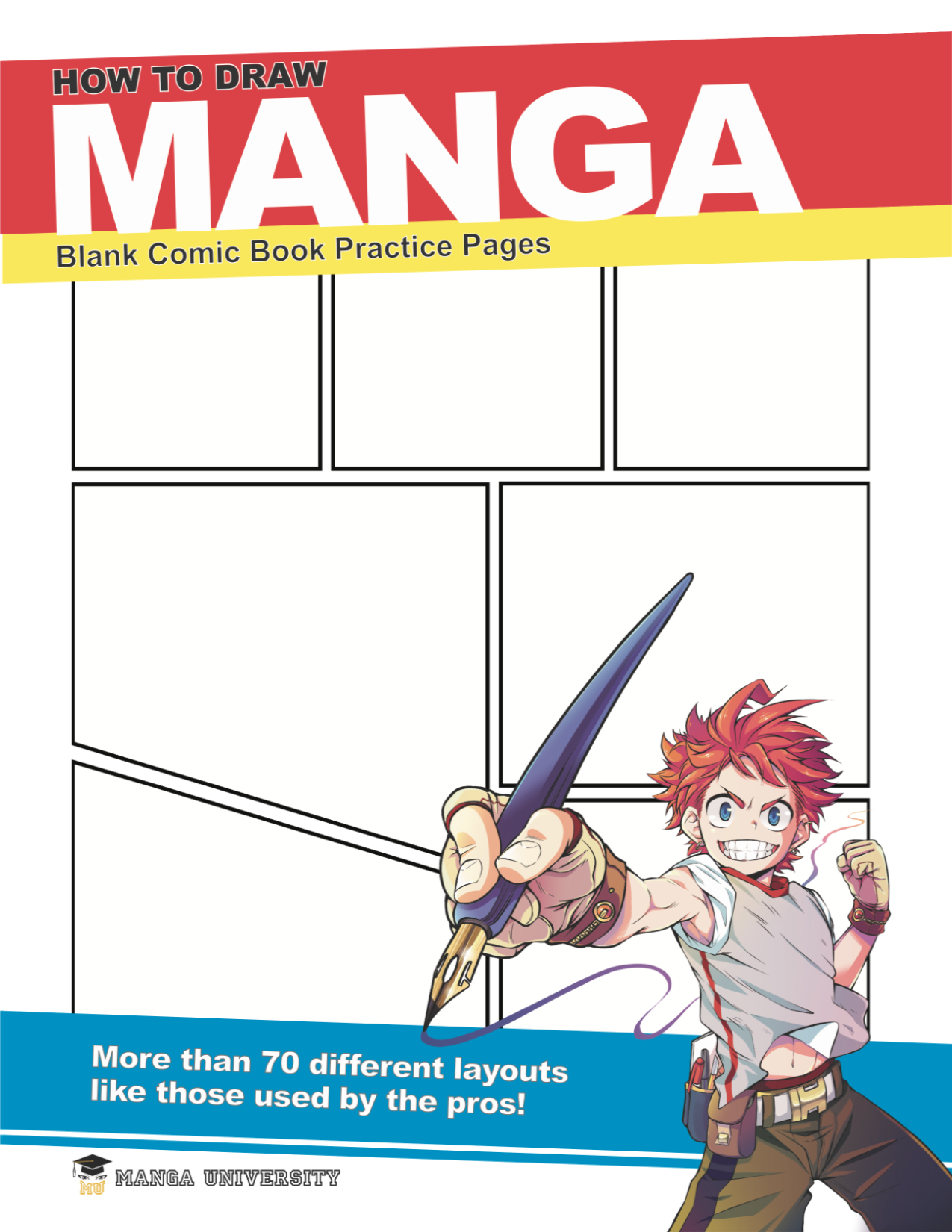 How to Draw Manga Blank Comic Book Practice Pages Manga University