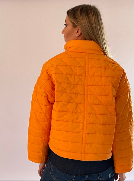 Quilted Diamond Jacket -210811001-O