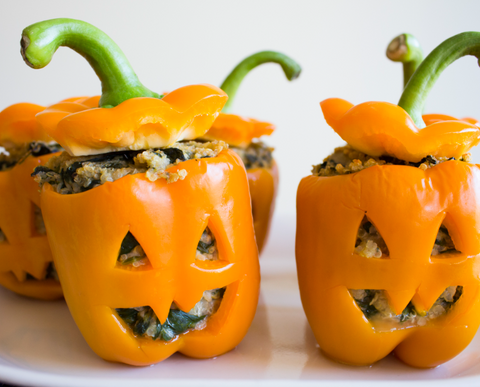 spooky stuffed pepper