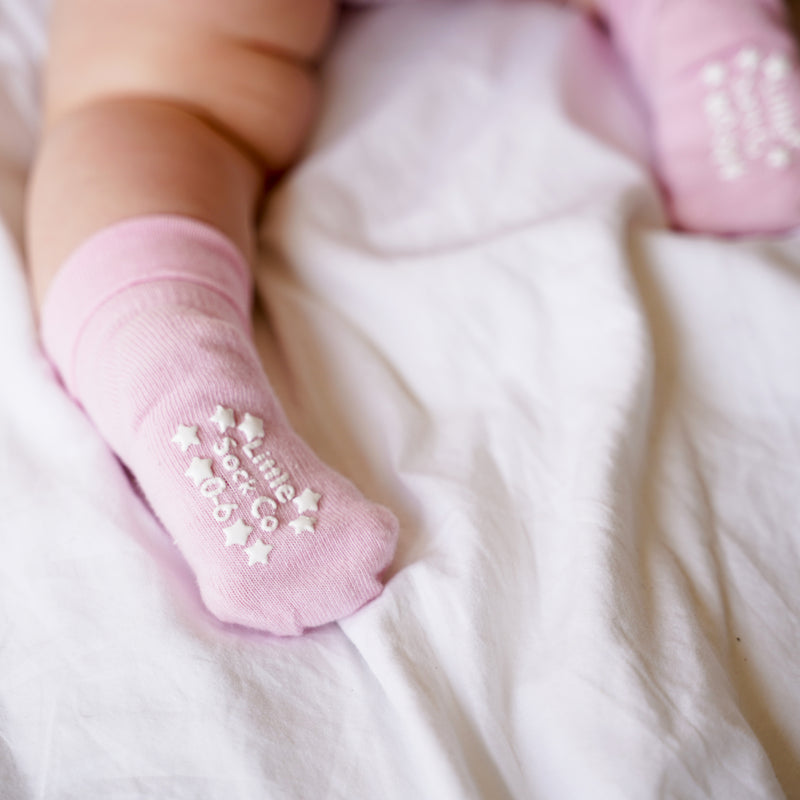 Original Award Winning Stay On Baby Grip Socks for Babies and Toddlers –  The Little Sock Company