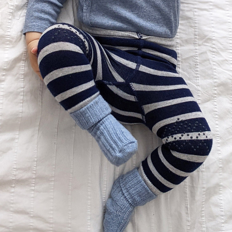 Cable Leggings & Cosy Socks Bundle - Blues – The Little Sock Company