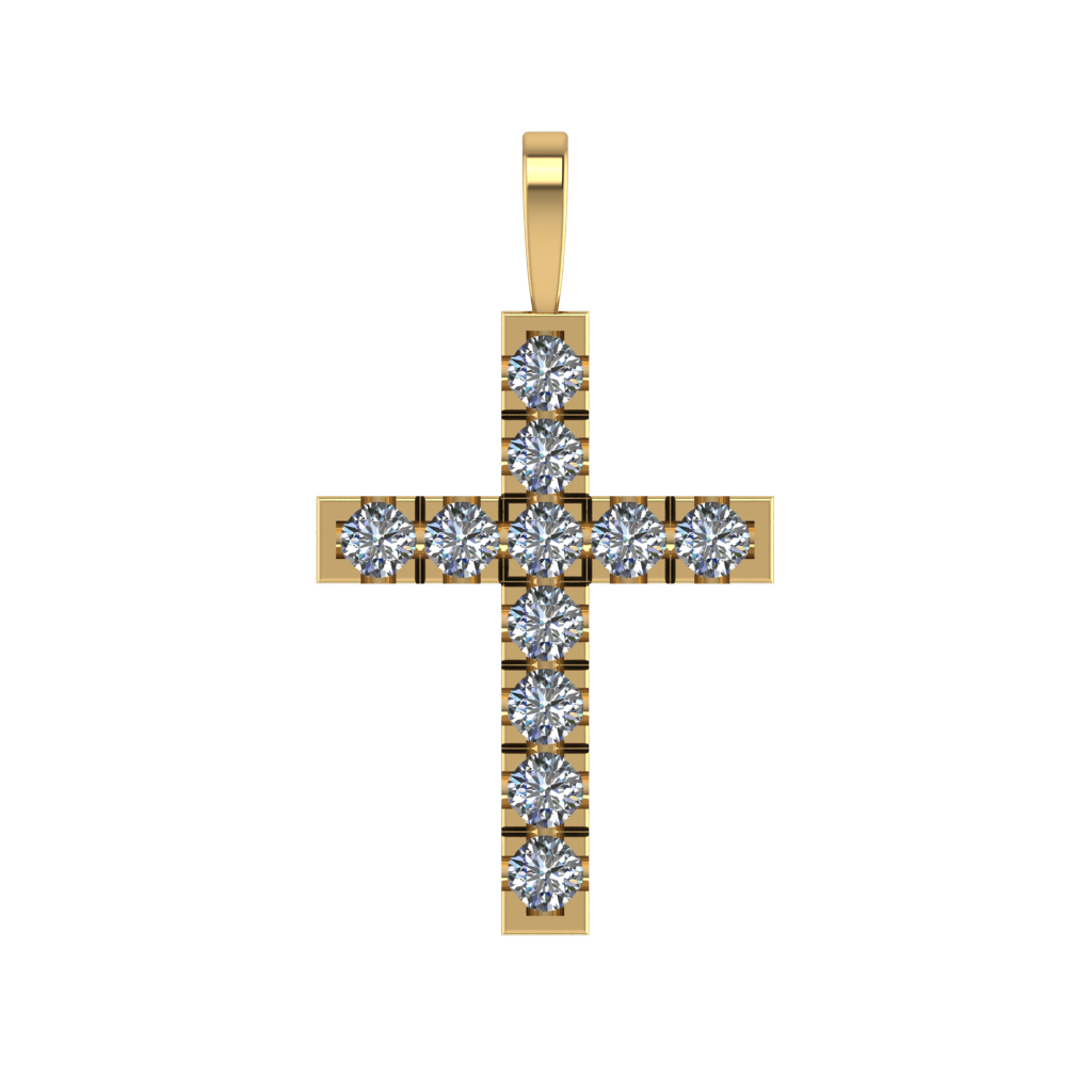 beautiful diamond cross