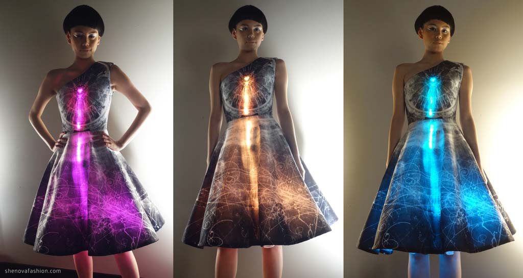 Wearable Technology LED Bluemix Dress