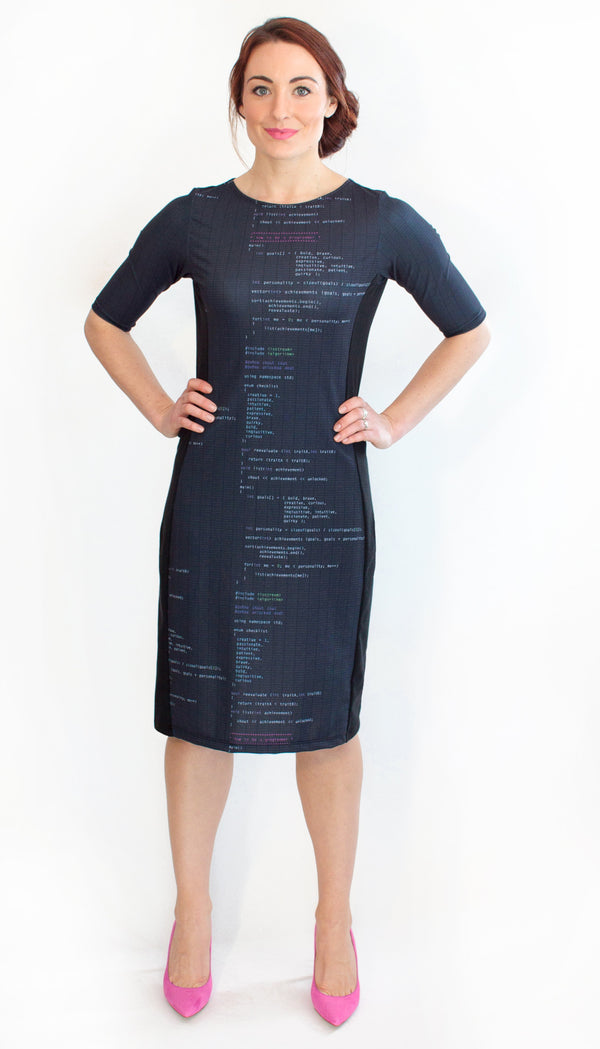 Shenova Fashion | Code Poetry Dress