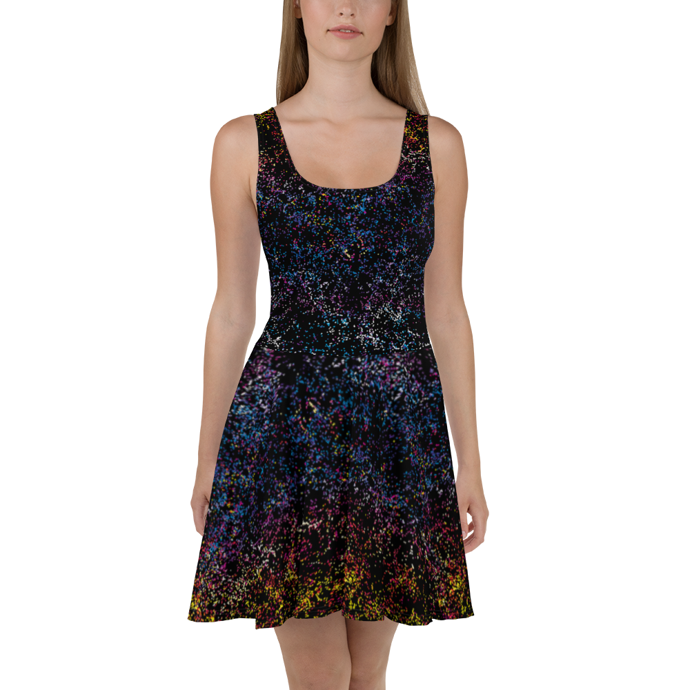 Download Dark Matter Skater Dress - Shenova Fashion