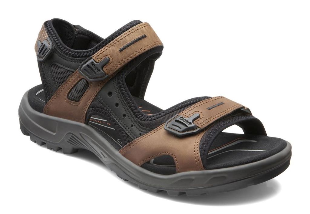 ecco black sandals