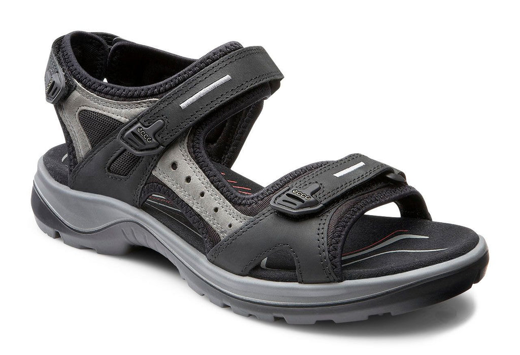 Ecco women's Yucatan Offroad sandal 69563-50034 black/mole/black ...