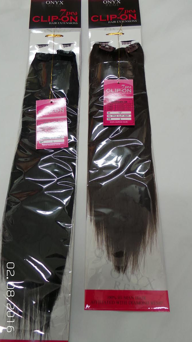 Onyx Remi Human Hair 7 Pcs Clip On Leebeauty Com