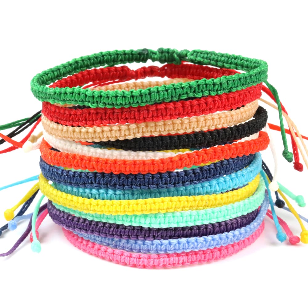 Buy Black Bracelet String Bracelet Men Woven Friendship Bracelet Online in  India  Etsy