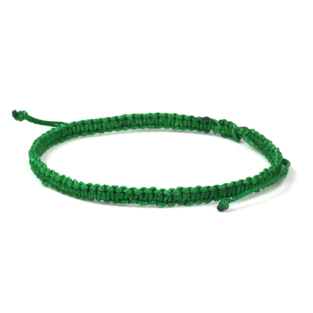 Arcas Green Braided • Leather Bracelet | INMIND Handcrafted Jewellery