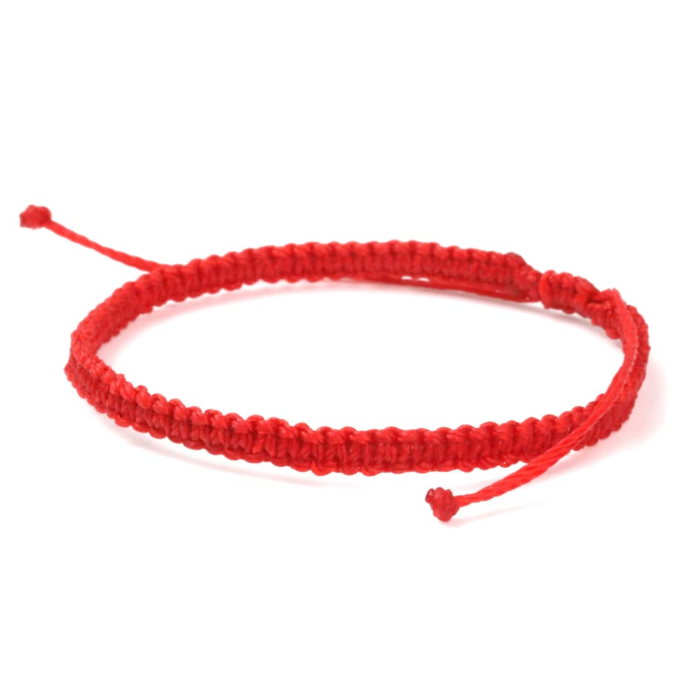 Double Heart Friendship Bracelet Red