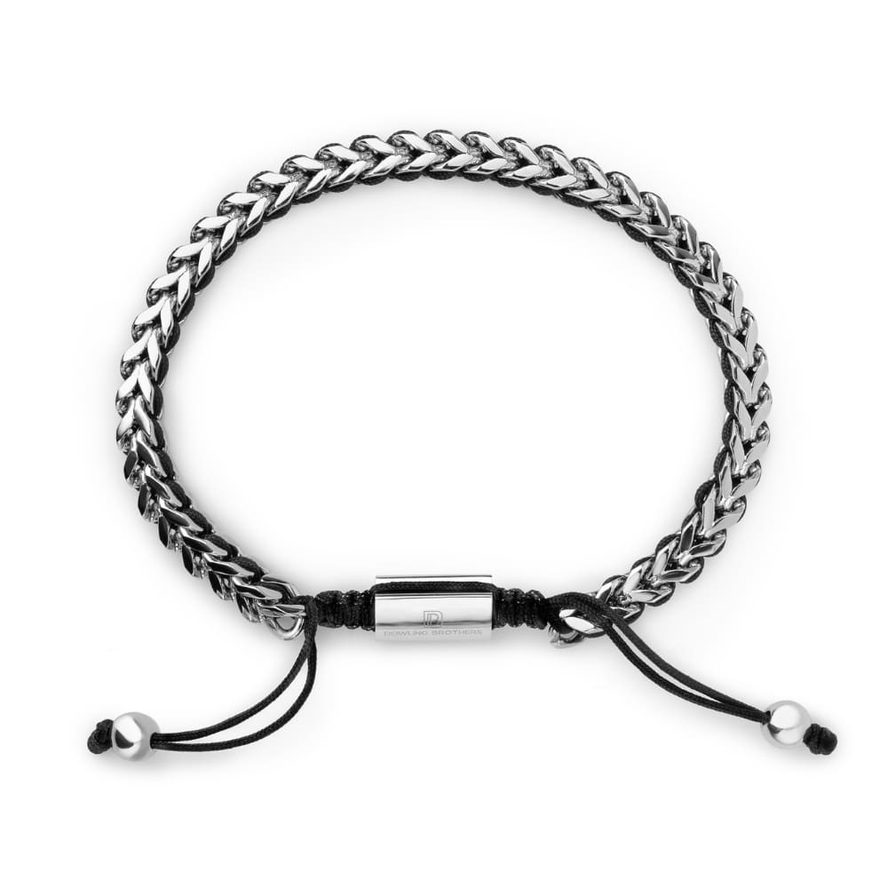 Double Rope Silver Bracelet Silver Cuff Men's Silver Bracelet Man