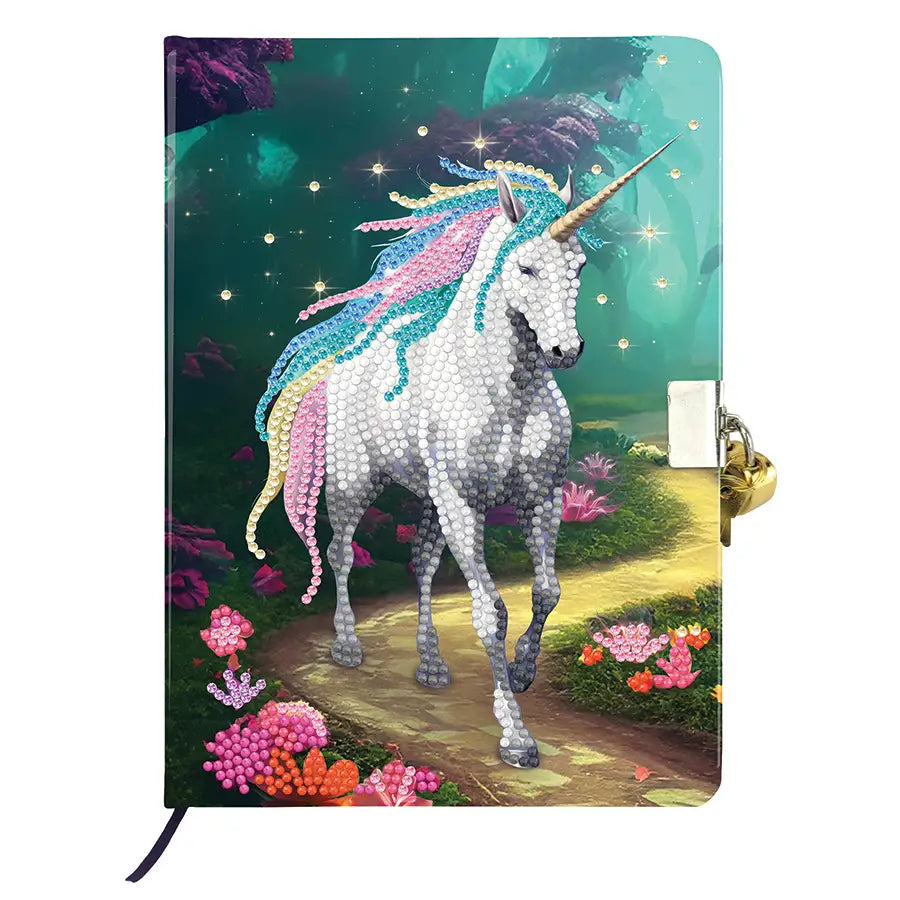 Crystal Art Secret Diary Kit | Unicorn Stroll Ca-61183