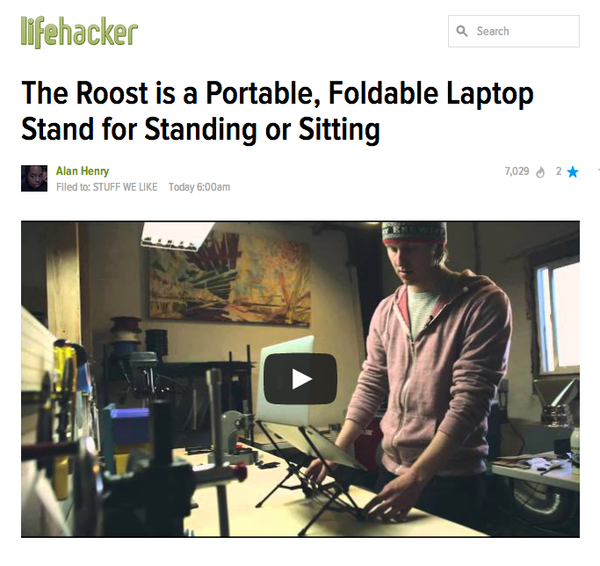The Roost On Lifehacker Com Roost Laptop Stand