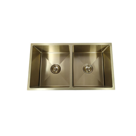 brushed gold sink